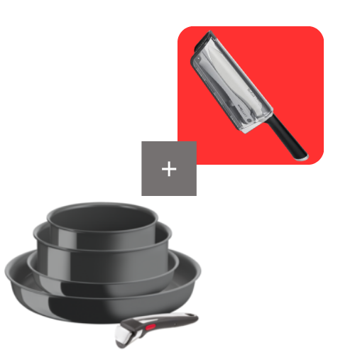 Tefal Pack set 5 piezas Ingenio Renew On con Cuchillo Chef Multiusos Eversharp