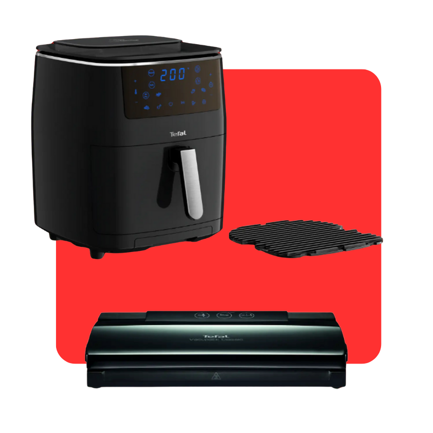 Tefal Pack freidora de aire Easy Fry & Steam con envasadora al vacío