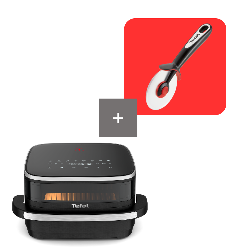 Tefal Pack freidora de aire Easy Fry XL Surface con cortador de pizza Ingenio de regalo