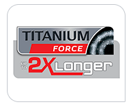 Titanium force el antiadherente 2 veces más larga 