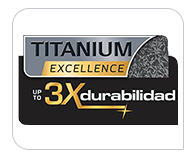 Titanium Excellence 3 veces más larga 
